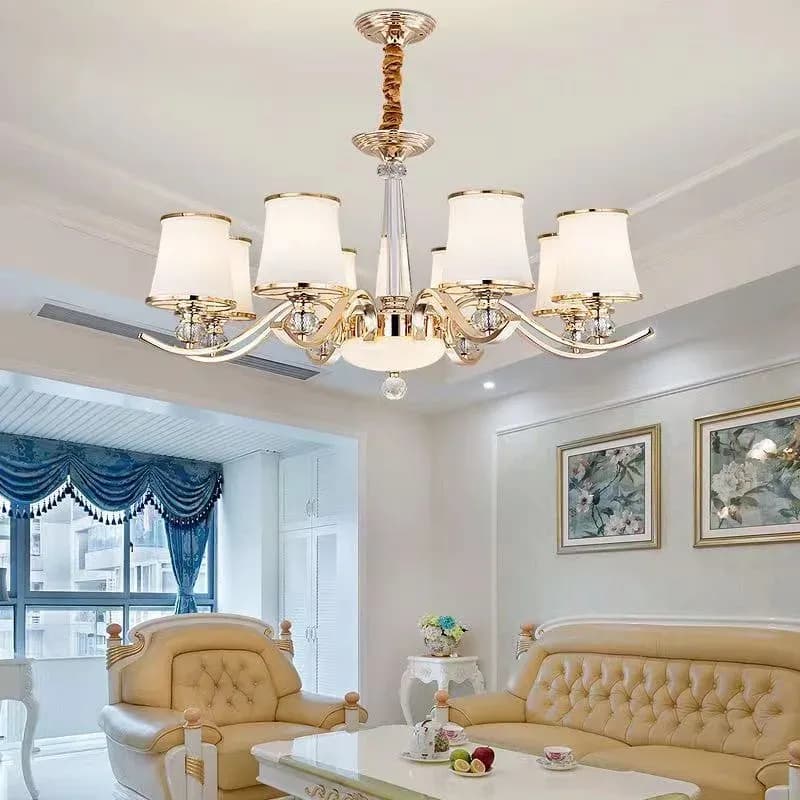 נברשת קריסטל יוקרתית לסלון ולחדרי שינה