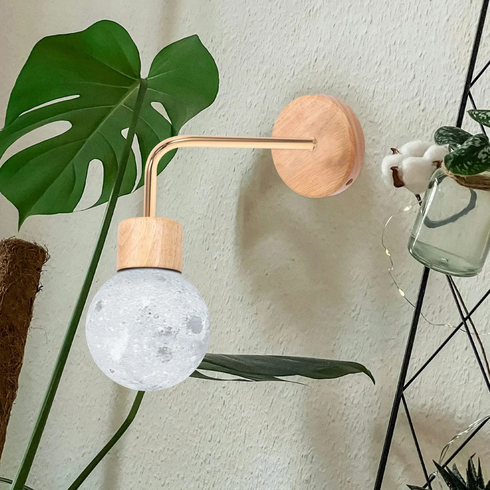 צינור זרוע מעוקלת למנורת קיר