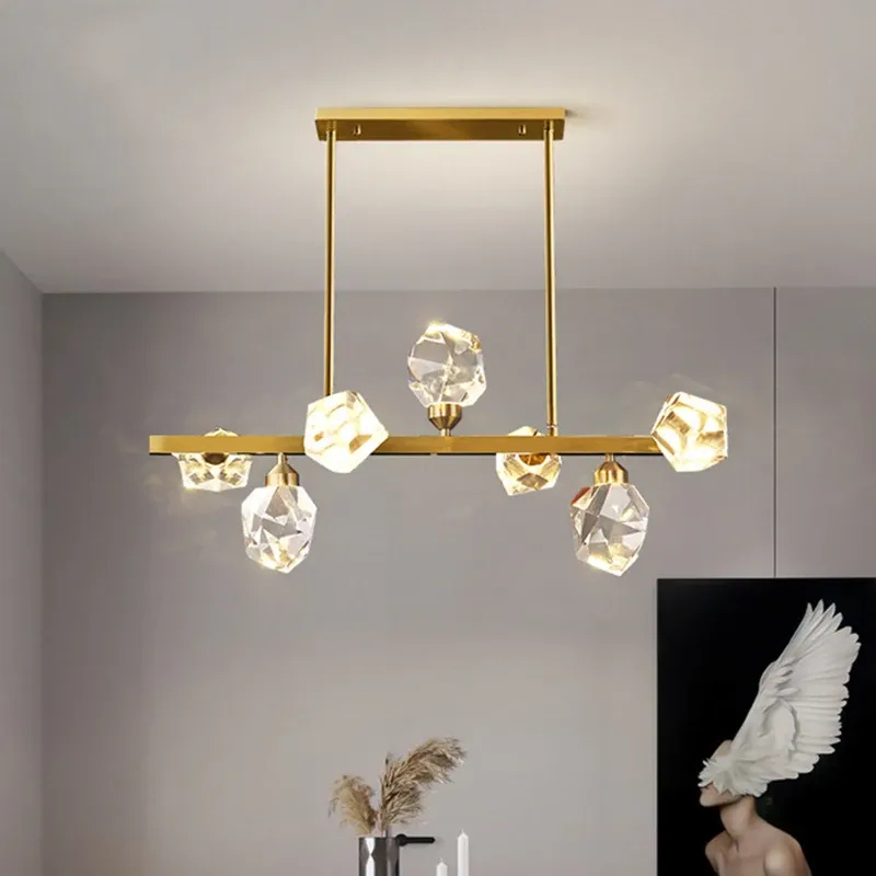 נברשת קריסטל מודרנית רב ראשית לחדר אוכל