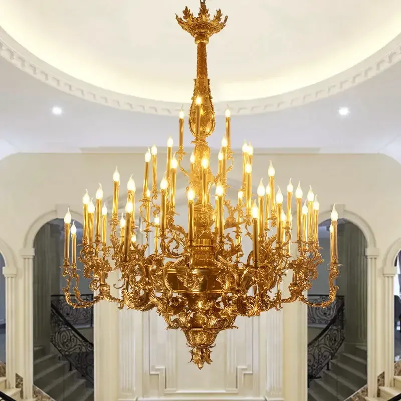 נברשת ברונזה מלכותית מנחושת