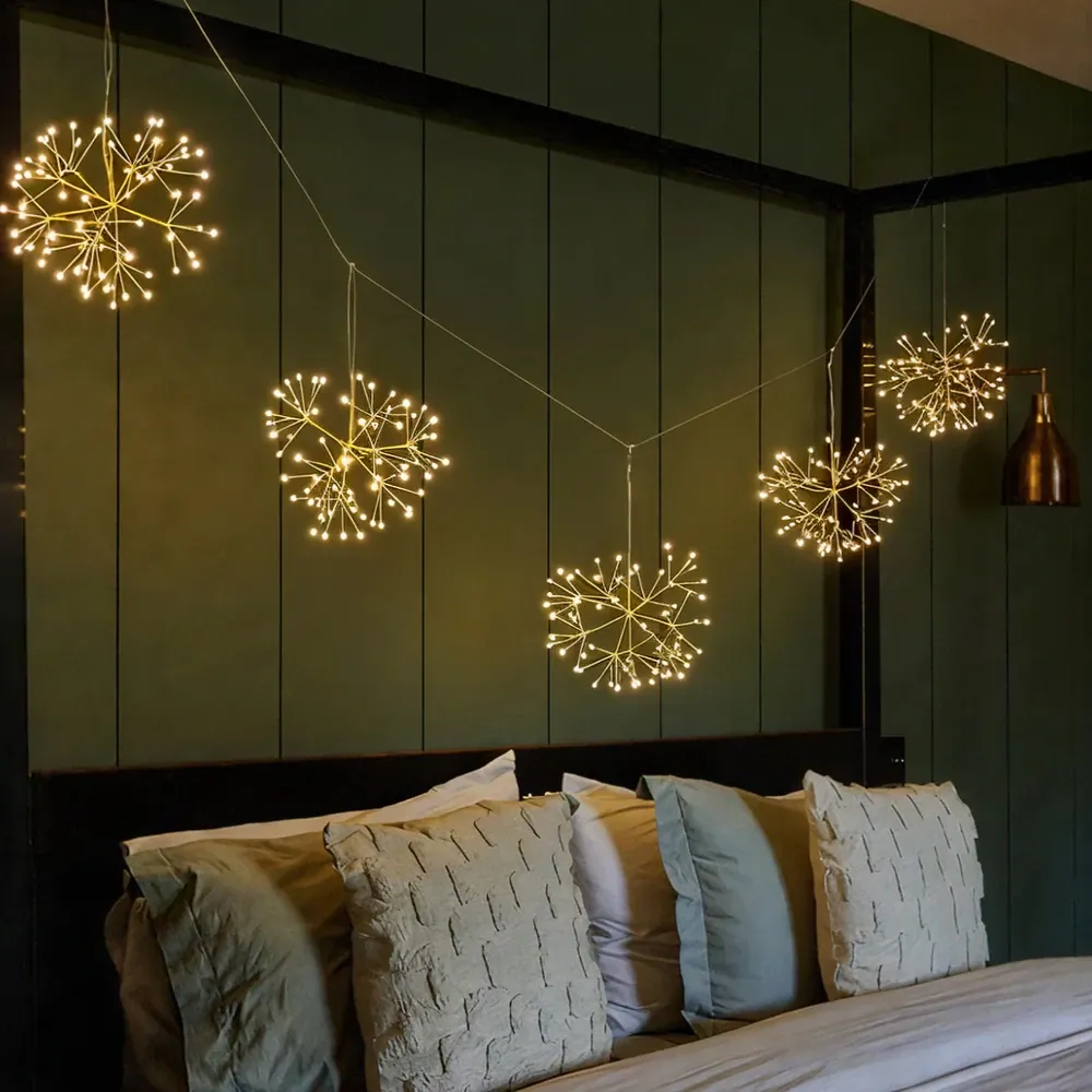 נברשת שן הארי 192 לד לאור חם