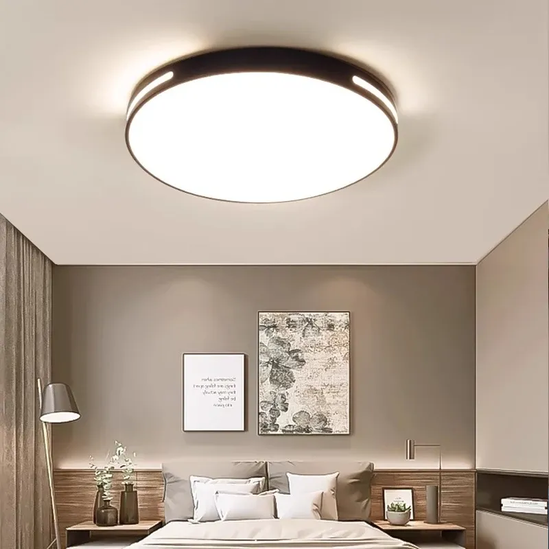 מנורת תקרה לד גיאומטרית דימרית עם שלט