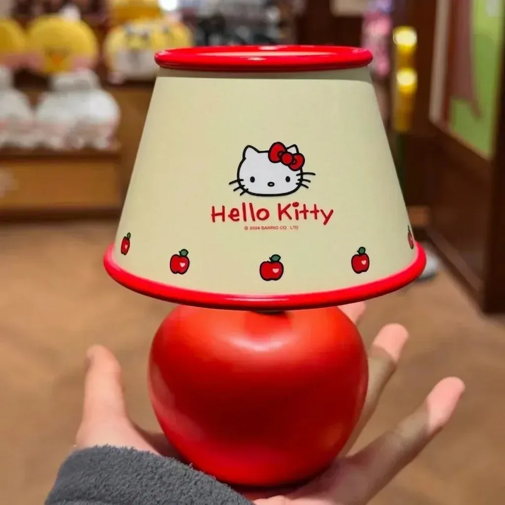 מנורת לילה מיני הלו קיטי אדומה