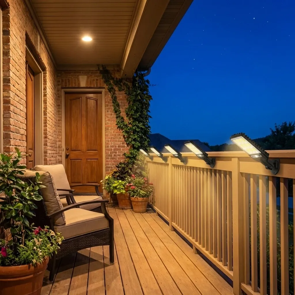 מנורת שביל סולארית עם חיישן תנועה