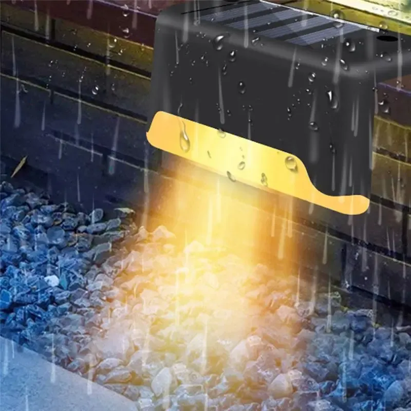 סט שמונה מנורות מדרגה סולאריות לגינה