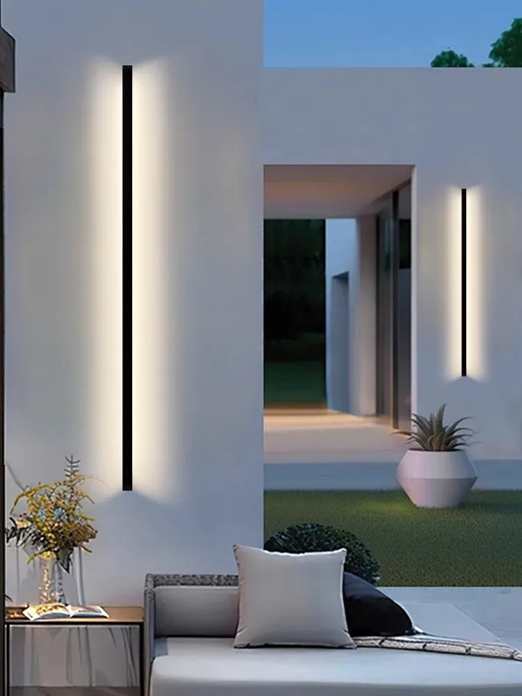 מנורת קיר חוץ לד אדריכלית מוגנת מים IP65