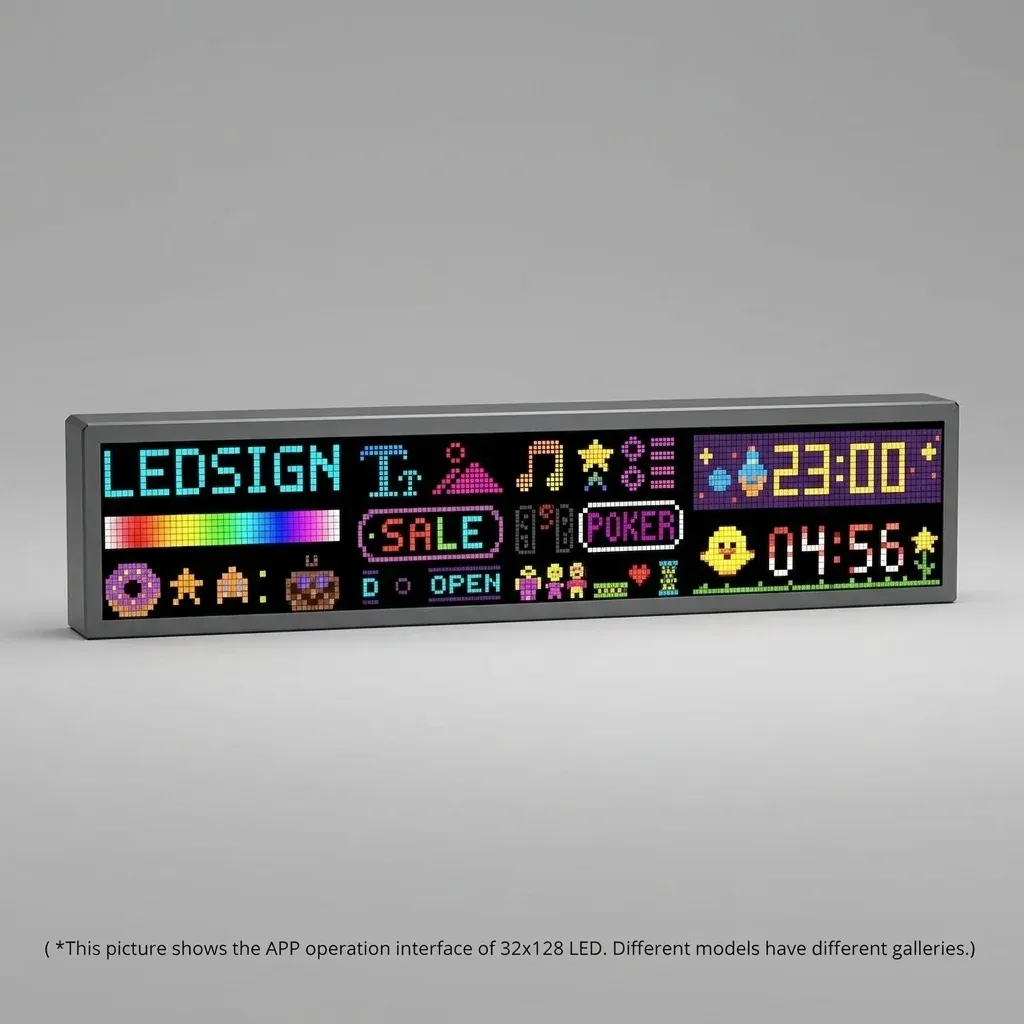 פאנל פיקסלים גמיש נקי לתצוגה