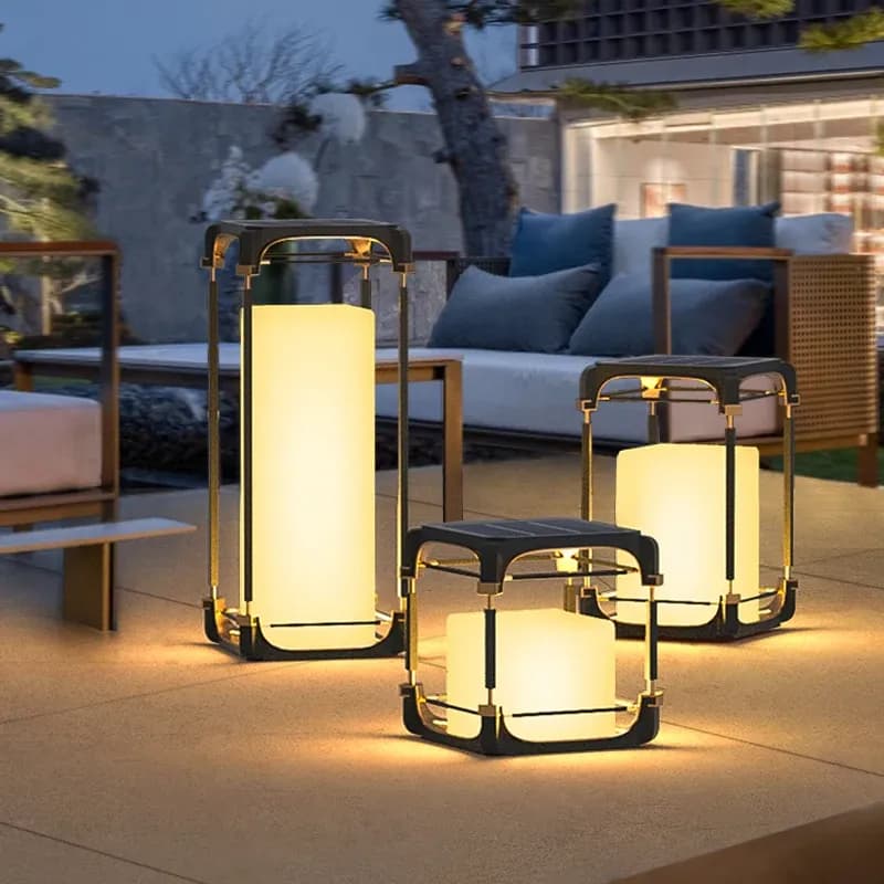 עמוד גן דקורטיבי סולארי בסגנון אר דקו