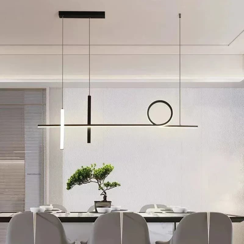 נברשת תקרה נורדית דקת קו לד