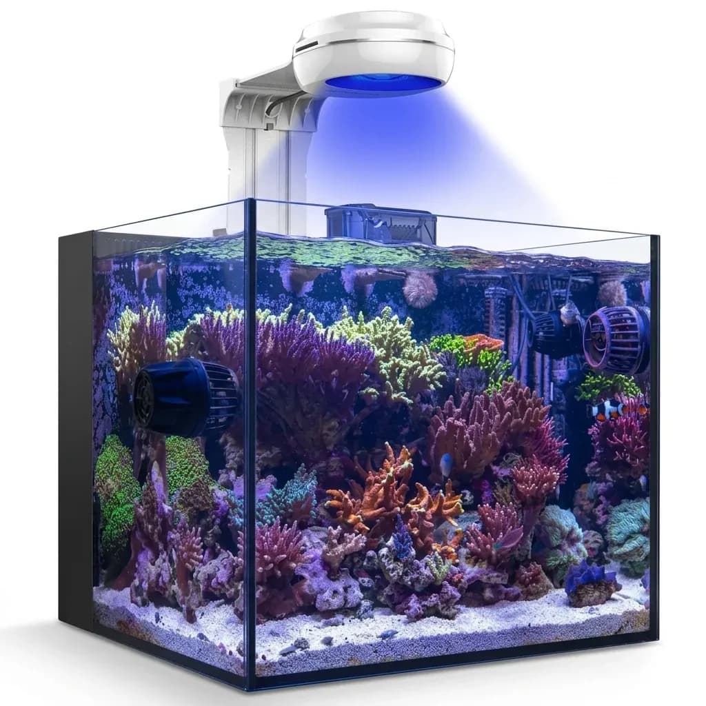 תאורת אקווריום חכמה לבנה עם מתקן