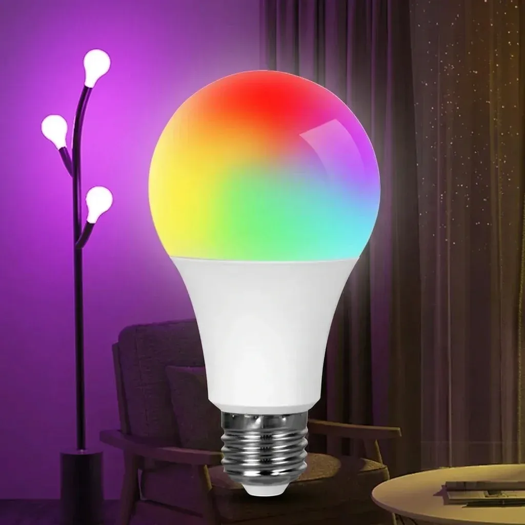 נורת לד חכמה צבעונית עם בסיס E27