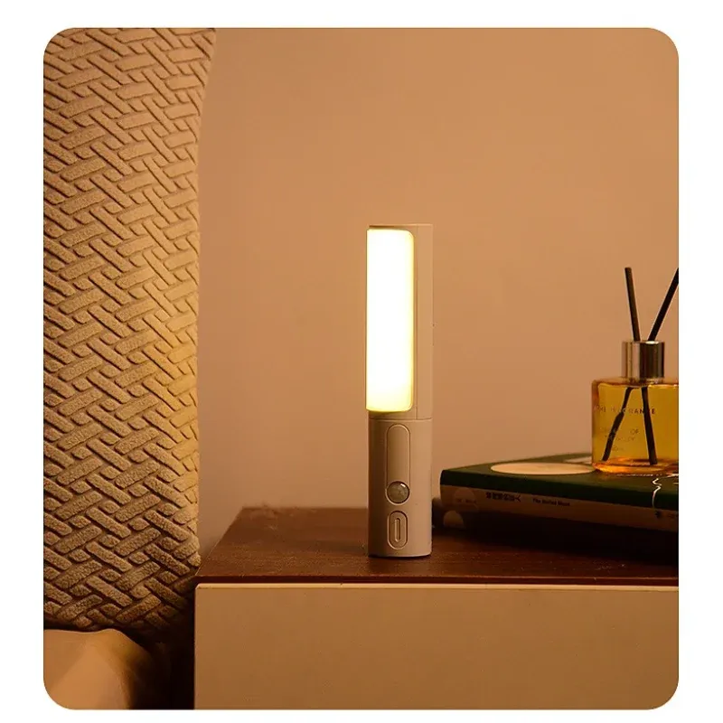 מנורת חיישן ניידת נטענת לשימוש ביתי וקמפינג