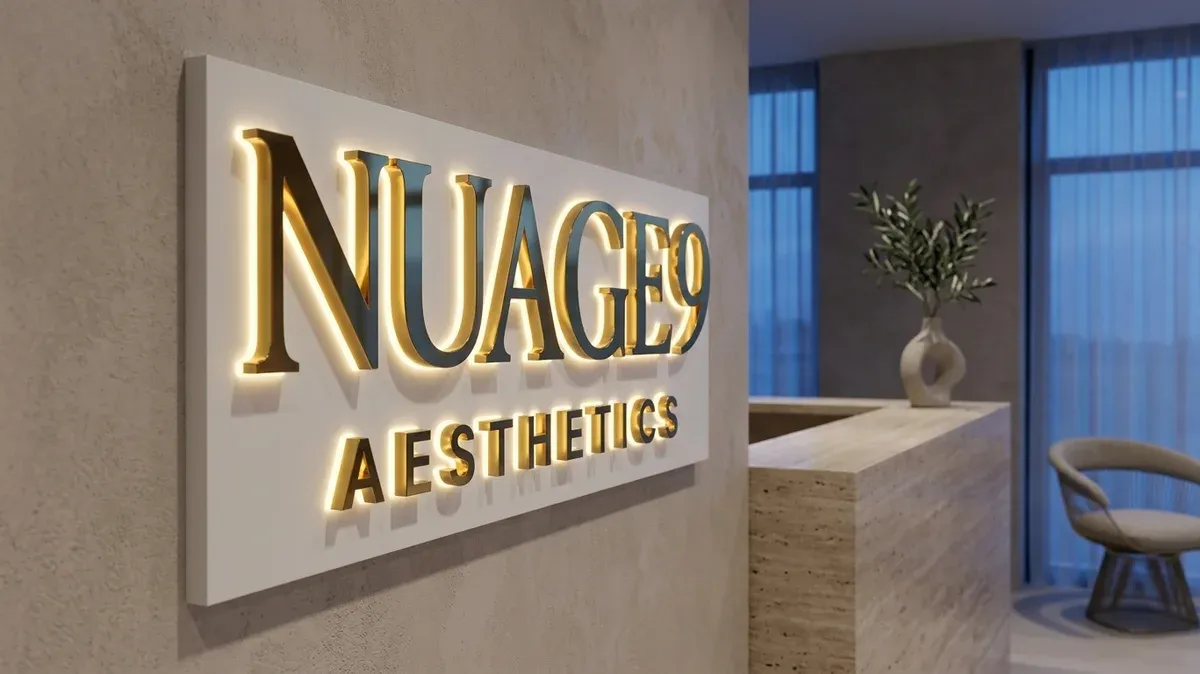 שלט לד אקרילי בהתאמה אישית לעסק