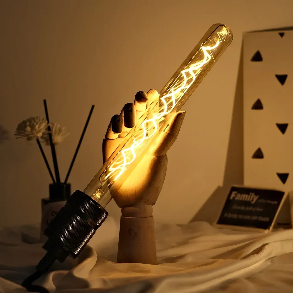 נורת אדיסון צינורית ספירלית 300 מ״מ לעמעום